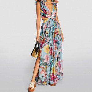 Patbo Flutter Dress Hibiscus size 2